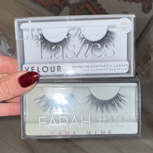Velour, Lilly Lashes, Huda Beauty Premium False Eyelash Set Bundle NWT - Picture 3 of 4